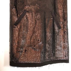 Black Sequined BCBG MAXAZRIA Mini Dress Small